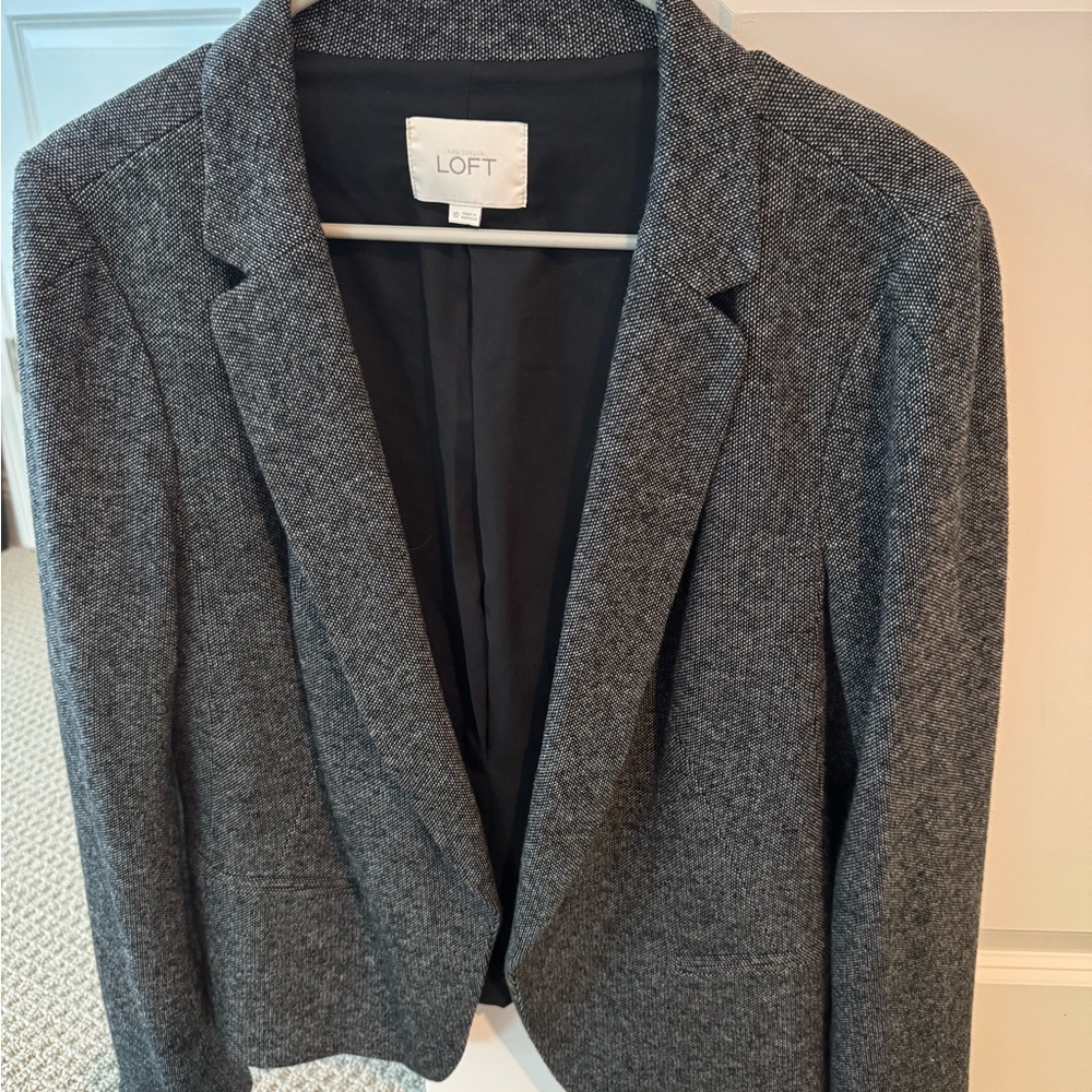 LOFT Charcoal Women's Suit Jacket